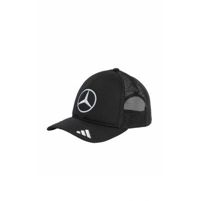 Imagen de Adidas Unisex Adulto Mercedes AMG Petronas Formula One Team Snapback Star Trucker Cap, Black/White, XS