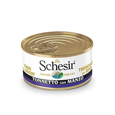 Imagen de Schesir Gato 85 gr atun con Buey en gelatina