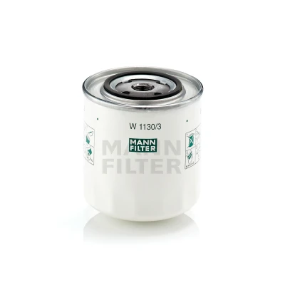 Imagen de MANN FILTER W 1130/3 Filtro de aceite 3/4 16 UNF con válvula bloqueo retorno enroscable VOLVO: S70, S80 I, V70 2