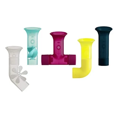 Imagen de Boon B11379 Toy, Accessories for Babies and Toddlers, 5 Water Bath Time, Suitable 1, 2, 3 4 Year Olds, Pipes Multicoloured