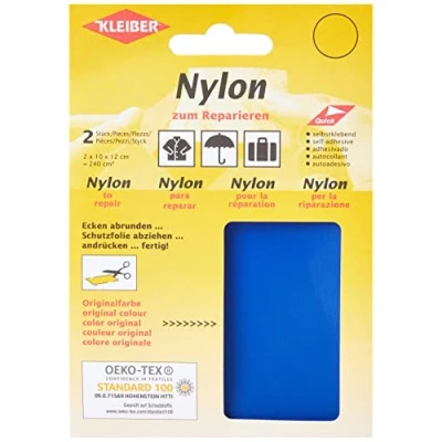 Imagen de Kleiber Tela de reparación Nailon, autoadhesiva, Color Azul Real