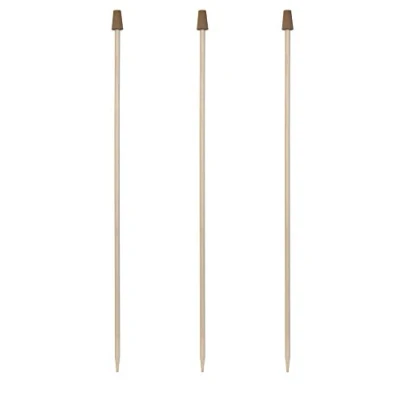 Imagen de Windhager Juego de Varillas Madera para Bolas jardín, Varilla Cristal, con Accesorio Corcho, Rosas 12 a 16 cm, 3 Unidades, 100 89142