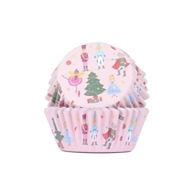 Imagen de PME Navidad Cápsulas para Cupcakes forradas de Aluminio Cascanueces (Set 30)