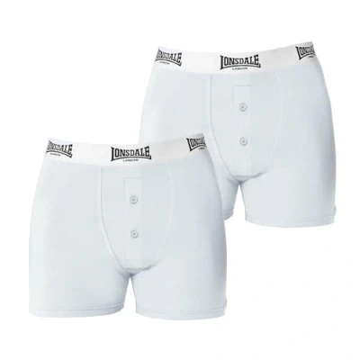 Imagen de Lonsdale Calzoncillos para hombre (2 unidades), Hombre, blanco, medium