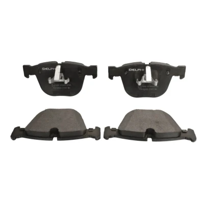 Imagen de DELPHI LP2141 Juego de pastillas freno preparado para indicador desgaste Chapa antichirridos sin accesorios BMW: 7, 5 GT