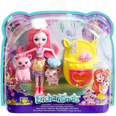 Imagen de Enchantimals Fiesta pastelera, muñeca con accesorios (Mattel FJJ28)