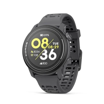Imagen de COROS Pace 3 Reloj Deportivo GPS, Ligero Running, Batería de 17 días, GPS Doble frecuencia, Frecuencia Cardíaca, Navegación, Seguimiento del sueño, Correr, Bicicleta y Esquí (Silicona Negro)