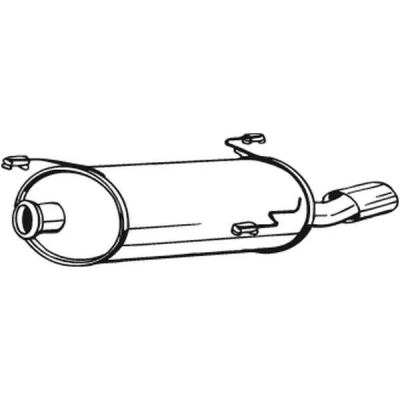 Imagen de BOSAL 190 693 Silenciador trasero PEUGEOT: 306 Hatchback