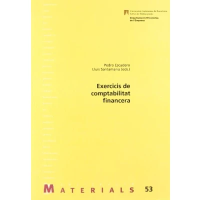Imagen de Exercicis de comptabilitat financera: 53 (Materials)