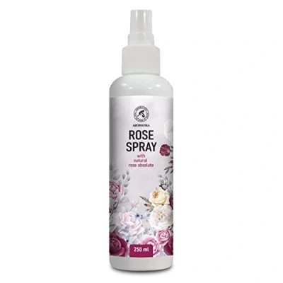 Imagen de Ambientador Pulverizador con Extracto de Flor Rosa 250ml Perfumador Hogar Perfume Interior Fragancia Spray Almohada Armario Ropa