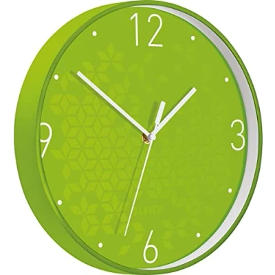 Imagen de Leitz Reloj de Pared Wow, Verde, 32.5 x 31.1 cm