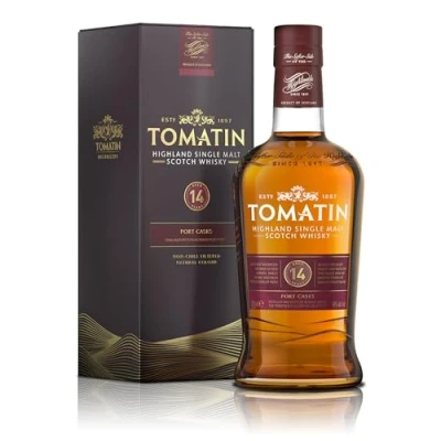 Imagen de Tomatin 14 Years Old Port Casks 46% Vol. 0,7l in Giftbox