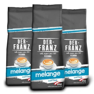 Imagen de Der Franz Melange Café, granos enteros, 3 x 500 g