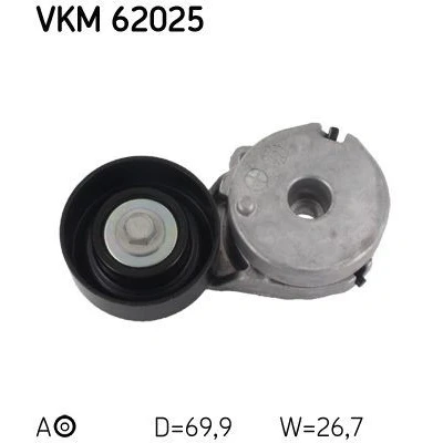 Imagen de SKF VKM 62025 Polea Tensora RENAULT: SCENIC 3, CLIO LAGUNA NISSAN: X Trail, Qashqai / Qashqai+2 I