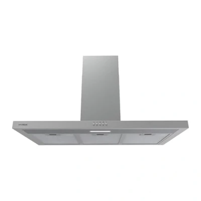 Imagen de Hyundai Campana Extractora Tipo T 90cm Inox HCPT900BX. Potencia 66,5m3/h, Tiro Doble, 3 Velocidades, Control Manual, Filtro apto para Lavavajillas.
