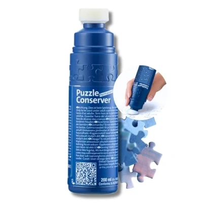 Imagen de Ravensburger Pegamento Puzzle, Aplicador de Esponja con Líquido Permanente, Enmarca Puzzles, 200 ml
