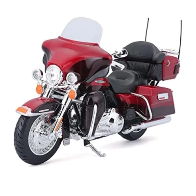 Imagen de Maisto 2049729 Flhtk Electra Glide Ultra Limited &#039;13 Escala 1/12 Vehículo miniatura, modelo para la escala, colores surtidos (azul, rojo), 1 unidad