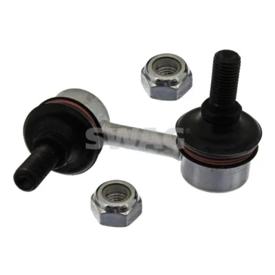 Imagen de SWAG 80 94 1183 Bieleta de suspensión 60 M10 x 1,25 con tuerca autofijadora Acero plateado MITSUBISHI: Lancer 6 Limousine, 8 FTO