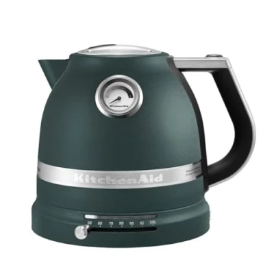 Imagen de KitchenAid Hervidor de Agua Eléctrico con Control Temperatura Calentador 1,5L Artisan Jarra Filtro Antical Extraíble 2400W Verde