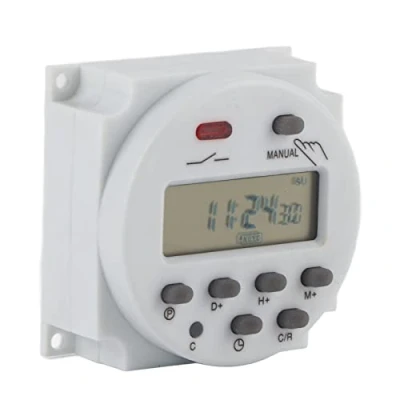 Imagen de Akozon Temporizador Digital Programable CD Semanal Microordenador Interruptor de Tiempo (220V)