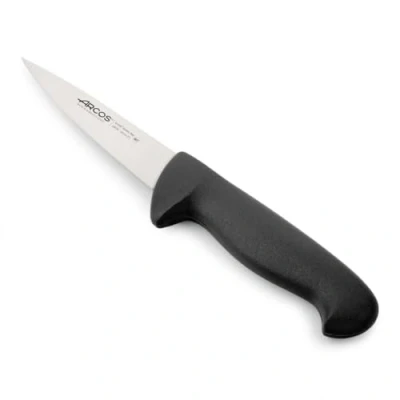 Imagen de Arcos serie 2900 Cuchillo Carnicero Carne Hoja Acero Inoxidable Mango Polipropileno Negro istema Identificación Color Tamaño 7&#039;&#039; Resistente y Duradero erie