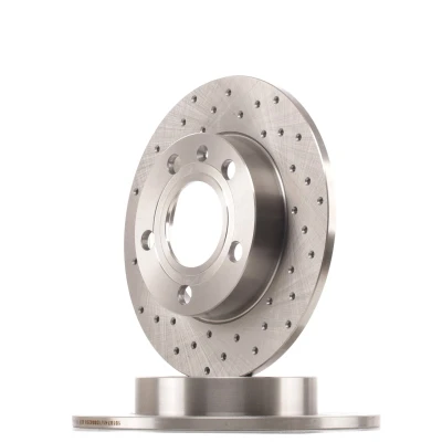 Imagen de BREMBO XTRA LINE 08.9136.1X Disco de freno 245 10 5 perforado, macizo revestido con tornillos AUDI: A4 B7 Berlina, B6 Avant