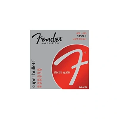 Imagen de Fender 073 3250 404 Super Bullet 3250LR 09 46 Cuerdas de guitarra acero niquelado