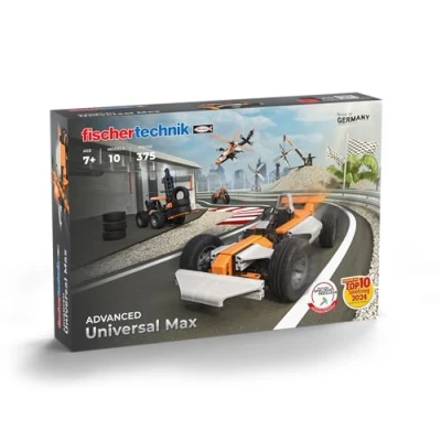 Imagen de fischertechnik Universal MAX 571904 Kit de construcción, Juguete técnico, 10 Modelos, a Partir 7 años