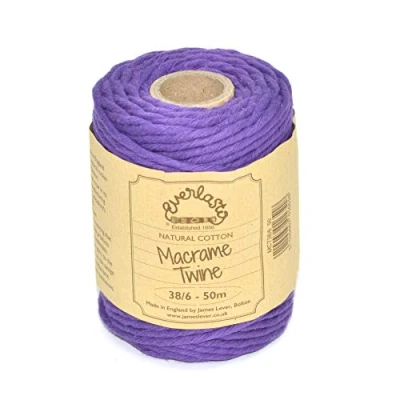 Imagen de Everlasto Hilo de macramé morado 4 mm