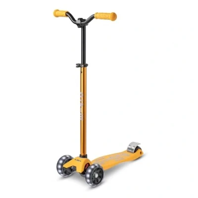 Imagen de Micro® Maxi Micro Deluxe Pro LED Patinete Premium 3 Ruedas Niños y Niñas Anchas con iluminación Manillar Regulable en Altura Desmontable un Clic 5 a 12 años