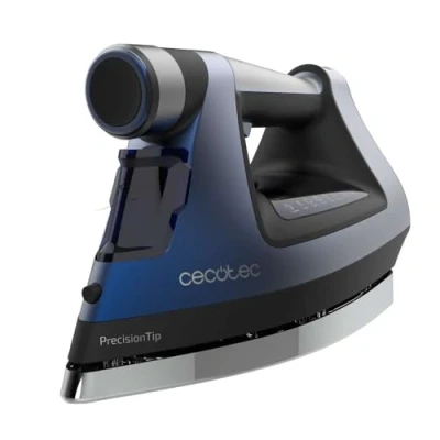 Imagen de Plancha de vapor Cecotec IronHero 3000 Sauna i Pump, 300 g/min, 0.5 l, 3000W, Doble suela anodizada, Bomba automática integrada, Blue
