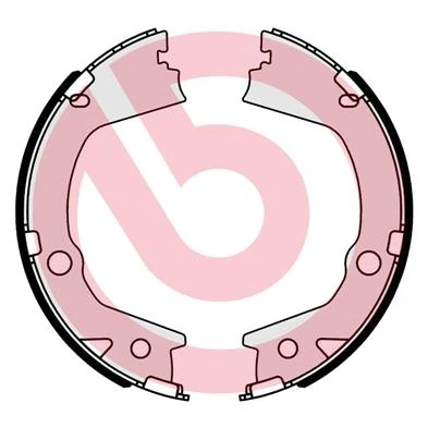 Imagen de BREMBO S 77 001 Zapatas de Freno Mano