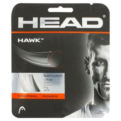 Imagen de Head Hawk Cordajes de Raquetas Tenis, Adultos Unisex, Blanco, 17
