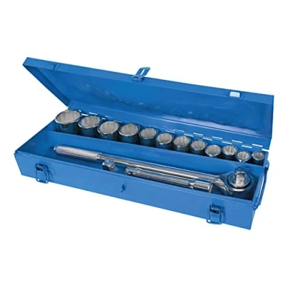 Imagen de Silverline Juego de llaves vaso 3/4&quot;, 15 pzas (652142)