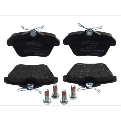 Imagen de DELPHI LP1018 Juego de pastillas freno no preparado para indicador desgaste Chapa antichirridos con accesorios ALFA ROMEO: 156 Sportwagon