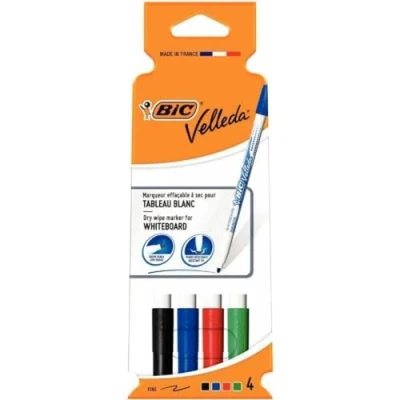 Imagen de BIC 1199001724 Marcador (Multi) , Modelos/colores Surtidos, 4 Unidades