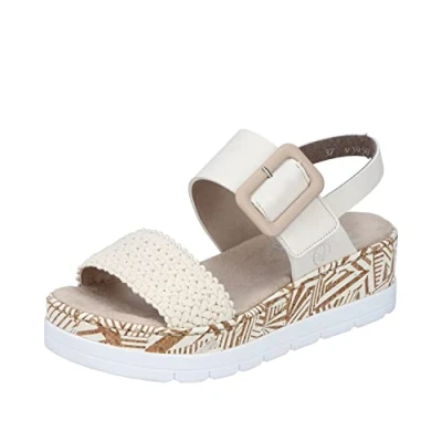 Imagen de Rieker V3950, Sandalia Mujer, Beige, 37 EU
