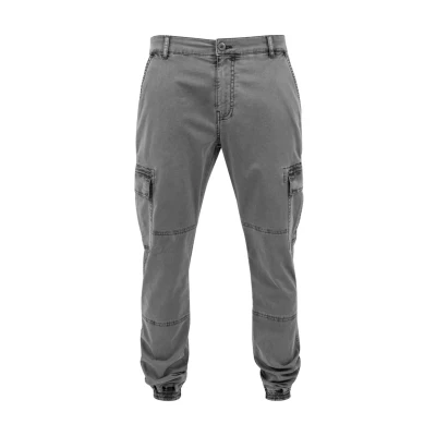 Imagen de Urban Classics Washed Jogging Pantalones cargo, Hombre, Talla: 30, Grey