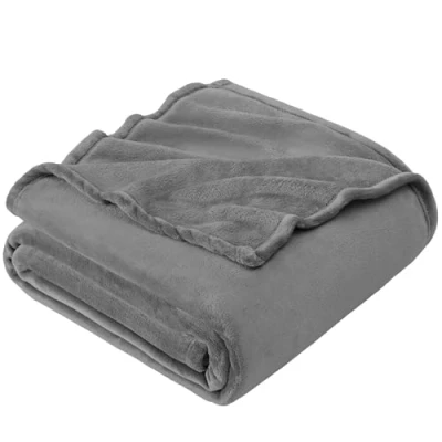Imagen de EHEYCIGA Manta Sofa Invierno, Mantas para Pequeña, Franela Suave, Cobijas de Polar Cubre Sofa, 130x165 cm, Gris