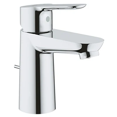Imagen de Grohe Bauedge Grifo de lavabo con barra tracción, vaciador automático y EcoJoy, tamaño S (Ref. 23802000)