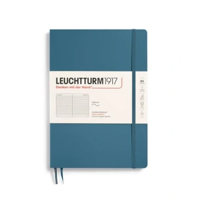 Imagen de Libreta Composition (B5) 178 x 254 mm, Tapa Blanda, 123 páginas numeradas, Stone Blue, Lineas