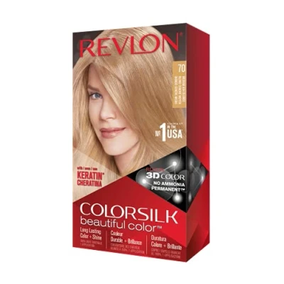 Imagen de Revlon ColorSilk Beautiful Color 70 Medium Ash Blonde