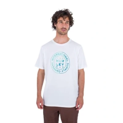 Imagen de Hurley Evd Waxed SS Camiseta, Blanco, M para Hombre