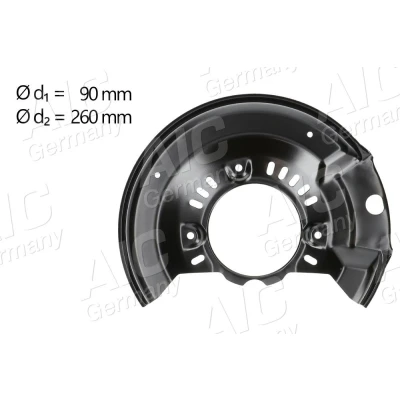 Imagen de AIC 58106 Chapa Protectora de Disco Freno Eje delantero, derecha TOYOTA: Yaris I Hatchback