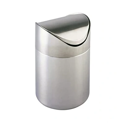 Imagen de Wenko Papelera de baño Otranto acero inox 3 l Satinado