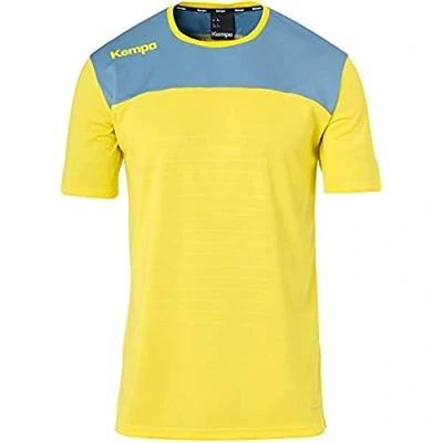 Imagen de Kempa Emotion 2.0 Shirt Camiseta de Juego, Hombre, Lima Amarillo/Dove Azul, XL