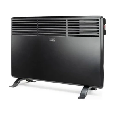 Imagen de Black+Decker Convector BXCSH1200E de 1200W apto para baño Con programador diario y semanal, termostato sensor apagado ventanas abiertas. panel digital se puede colgar en pared.