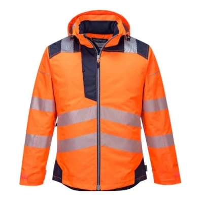 Imagen de Portwest Chaqueta De Invierno Alta Visibilidad Pw3 , Tamaño: 4XL, Color: Naranja/Negro, T400OBR4XL