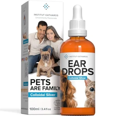 Imagen de Gotas limpiadoras de Ojos para Gatos y Perros Plata coloidal 100% Natural 100ml