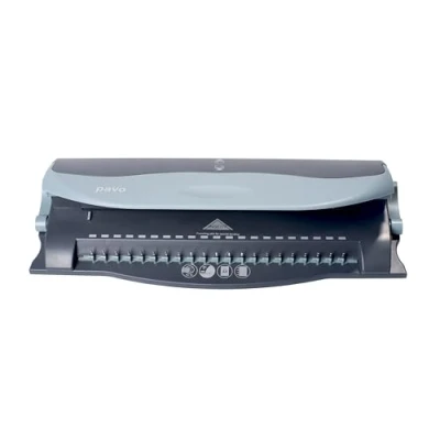 Imagen de Pavo Soho Master Máquina compacta para encuadernación, 15,8 x 8,1 44,7 cm, color negro y plateado